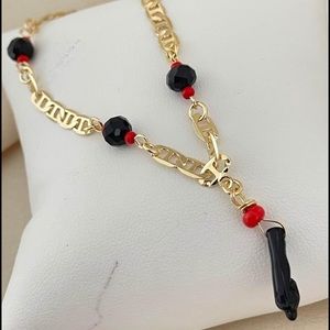 18k Gold Filled Mariner Azabache Bracelet